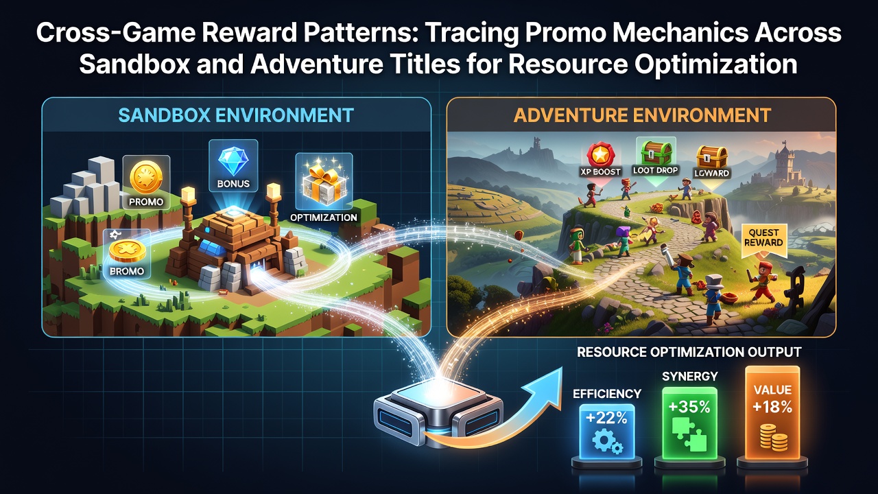 Diagram showing reward distribution patterns between sandbox building mechanics and adventure exploration titles