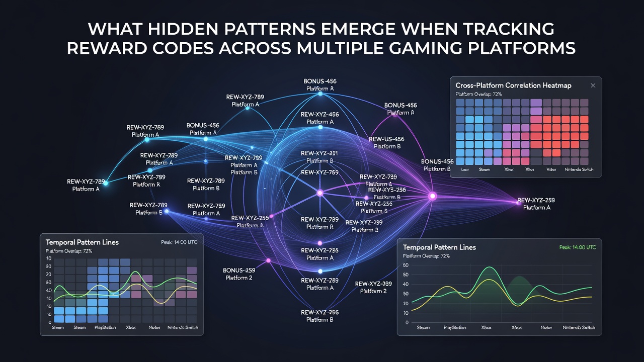 Data visualization of reward code redemption trends over time